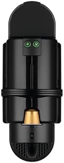 De'Longhi Nespresso Inissia EN80.B, Machine à Café Automatique, Machine à Capsules pour une Seule Tasse, Ensemble de Bienvenue Inclus, Design Compact, 19 Bars, 1260W, Noir