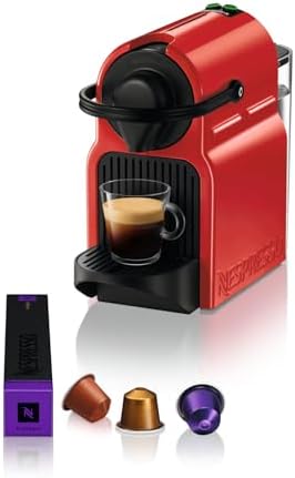 Nespresso Krups Machine à café Inissia rouge, Cafetiere Espresso YY1531FD, taglia unica