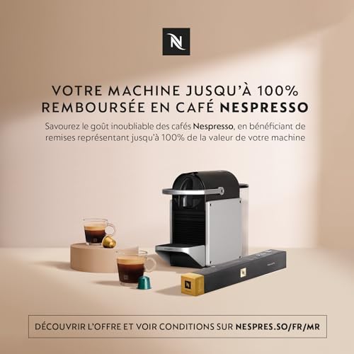 Nespresso Krups Machine à café Inissia rouge, Cafetiere Espresso YY1531FD, taglia unica