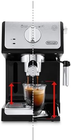 De'Longhi Machine à Café à Pompe, Machine Expresso ECP 33.21.BK, Noir H x L x P : 36 x 31.5 x 25.5 cm