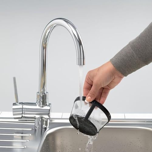 Ariete Vintage Machine à Café Americano 1342, Cafetière Filtre, Carafe en Verre Trempé, Jusqu'à 12 Tasses, Minuteur 24 Heures, Arrêt Automatique, Anti-Gouttes, Capacité 1.5 L, 2000W, Bleu Clair