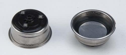 Sirge LUSSY Machine à expresso et cappuccino Gris - 3 filtres à café - 850 W avec fonction capuccino et PODS de papier [ese44] Pression 15 bar ITALY POMPE • Réservoir d'eau amovible 1,5 L