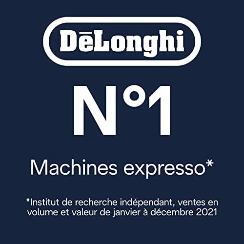 De'Longhi Dedica Style EC685.M, Machine à Expresso avec Buse à Mousse de Lait Professionnelle, Seulement 15 cm de Large, Réservoir de 1 L, Boîtier en Métal, Compatible avec les Dosettes E.S.E, Métal