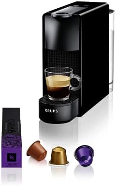 Machine à Café Nespresso Krups Essenza Mini Noir Cafetière à Capsules XN110810