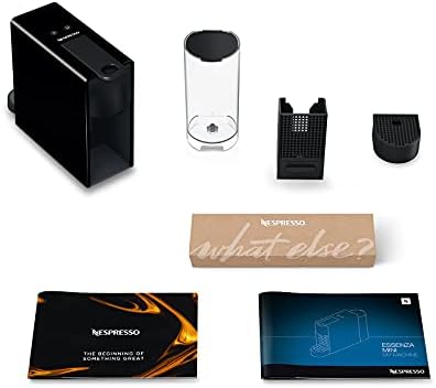 Machine à Café Nespresso Krups Essenza Mini Noir Cafetière à Capsules XN110810