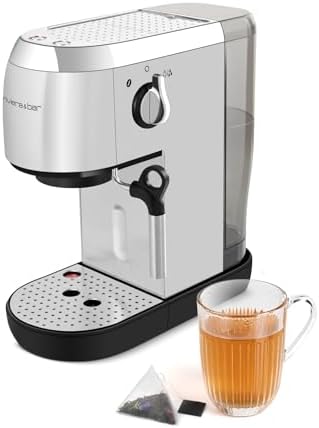 Riviera-et-Bar Machine à Expresso Compacte Inox BCE350