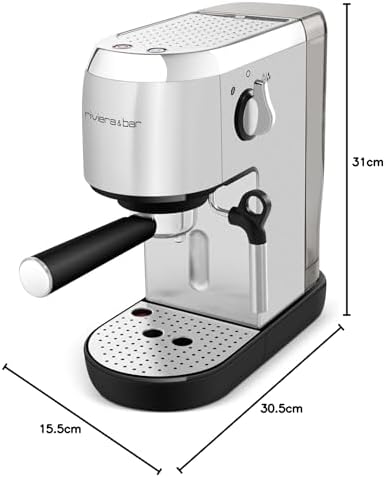 Riviera-et-Bar Machine à Expresso Compacte Inox BCE350