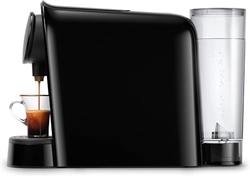 Philips L'Or Barista Original, Machine à café à Capsules, Double Capsule, Double Plaisir, 1 ou 2 Tasses, Qualité Espresso, Noir (LM8012/00)