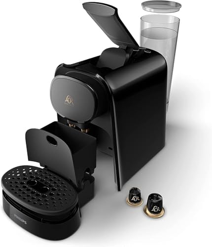 Philips L'Or Barista Original, Machine à café à Capsules, Double Capsule, Double Plaisir, 1 ou 2 Tasses, Qualité Espresso, Noir (LM8012/00)