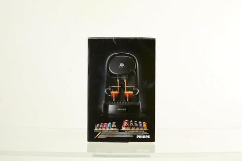 Philips L'Or Barista Original, Machine à café à Capsules, Double Capsule, Double Plaisir, 1 ou 2 Tasses, Qualité Espresso, Noir (LM8012/00)