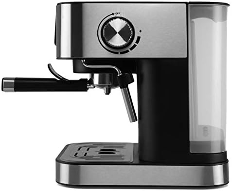 Orbegozo Ex 6000 - Cafetière à expresso et à cappuccino, pression de 20 bar, réservoir de 1,5 l, convient pour les dosettes, 1050 W, noir