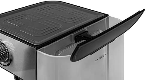 Orbegozo Ex 6000 - Cafetière à expresso et à cappuccino, pression de 20 bar, réservoir de 1,5 l, convient pour les dosettes, 1050 W, noir