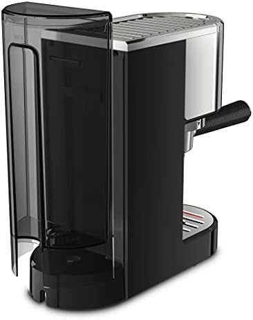 Krups INOX 1L Machine Expresso Virtuoso Automatique, 1 L, 1450 W, Compacte, 2 Tasses, Buse Vapeur pour Cappuccinos et Eau Chaude XP442C11, 1 Liter