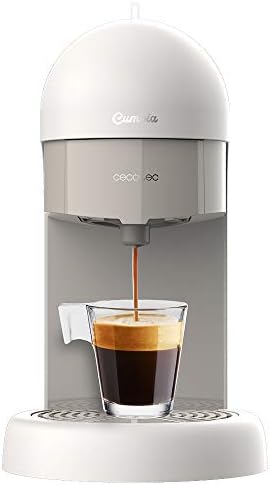 Cecotec Machine à Café Expresso Cumbia Capricciosa Black. 1100 W, Design Compacte, 19 Bars de Pression, Convient Pour du Café Moulu ou en Dosettes ESE, Réservoir d’eau de 600 ml