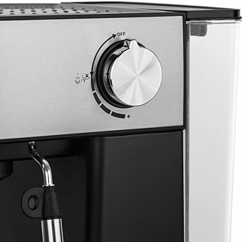 Wëasy Machine Expresso Automatique Pression, KFX32, 20 Bars, 4 Modes, Réservoir 1.6L, Chauffe-tasses, Buse Vapeur, Filtres & Cuillère à Mesure