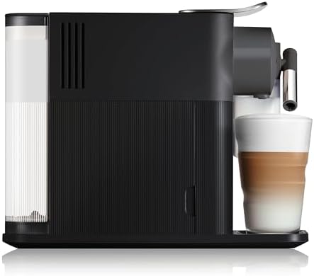 De'Longhi Nespresso Lattissima One Evo EN510.B, Machine a Café Capsule, Expresso et Cappuccino, 1450W, Noir