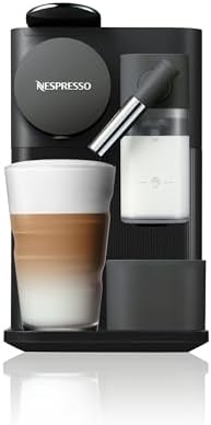 De'Longhi Nespresso Lattissima One Evo EN510.B, Machine a Café Capsule, Expresso et Cappuccino, 1450W, Noir