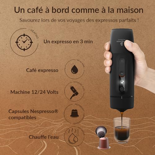 Handpresso Cafetière Auto Capsule 120 W Noir avec Set capsules