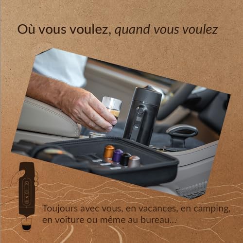 Handpresso Cafetière Auto Capsule 120 W Noir avec Set capsules