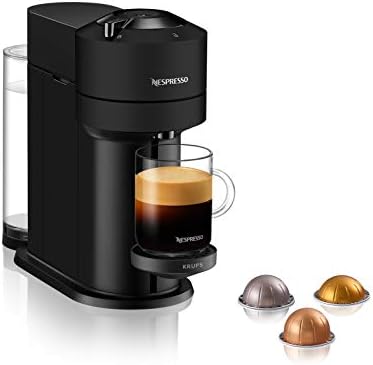 Machine à Café Nespresso Krups Vertuo Next Noir Mat Cafetière à Capsules YY4606FD