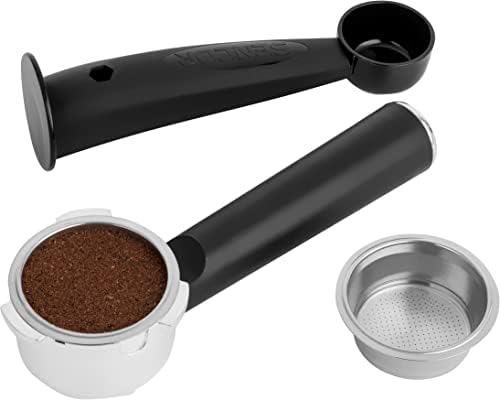 SENCOR Machine Expresso, Cappuccino et latte, Café à Grain, Pompe italienne 20 bars et Mousseur à lait - Machine à Café Espresso à Grain, Thermoblock, avec Buse Vapeur brevetée, Barista Express