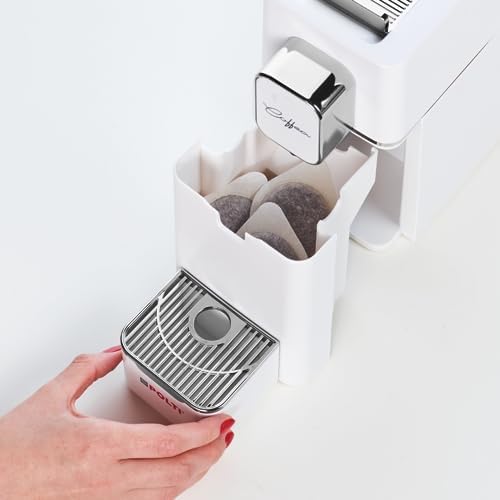 POLTI Coffea S15W, Machine À Café Expresso, Compatible Avec E.S.E. 44 Mm, Réservoir 0,85L, Pression De Pompe 19 Bar, Couleur Blanc